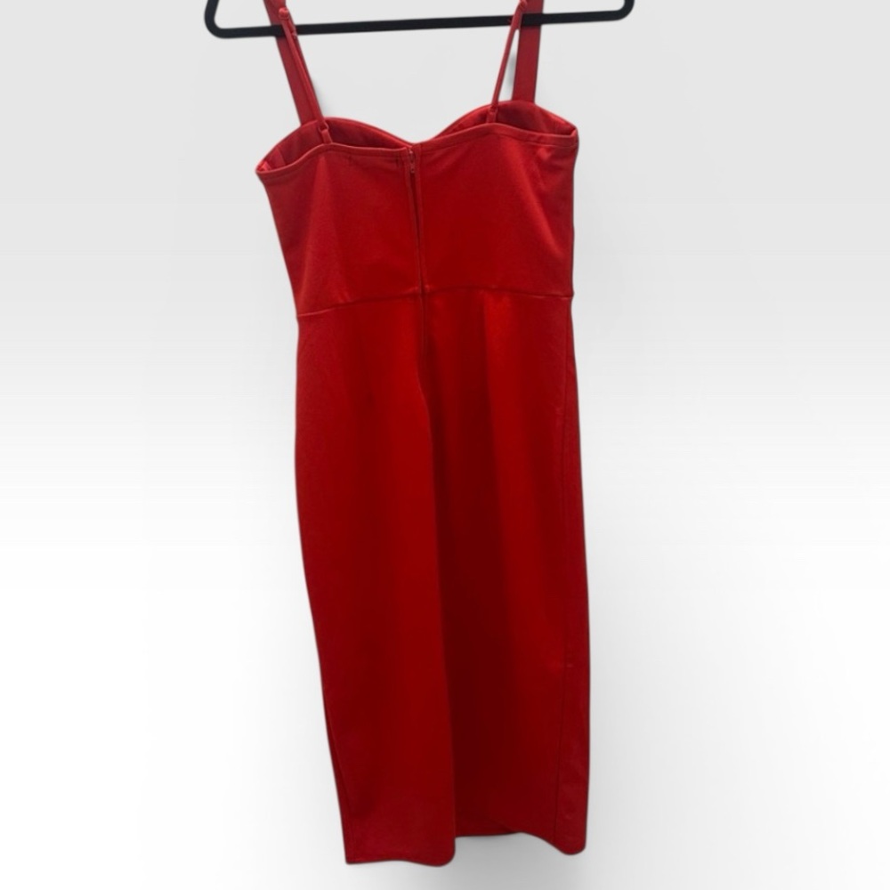 Trixxie Red Bustier Midi Dress – Size Medium – NWOT - Picture 2 of 2